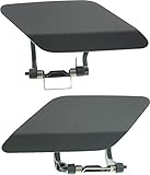 Evan Fischer Headlight Washer Cover SET Compatible with 2012-2013 Mercedes Benz E300, Fits 2010-2013 Mercedes Benz E350 Primed 4-Door, Sedan Driver and Passenger Side MB1049116