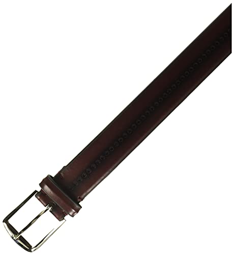 Image of Stacy Adams Leather Dress Belt for Dickinson Oxford, Suits, Pants, Classic, Formal, Business, Work, Smooth Edge, Croco