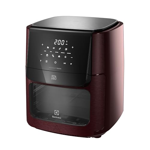 Electrolux Air Fryer Oven Electrolux por Rita Lobo 12L Digital Vermelha Escura Experience 1700W (EAF86) 127V