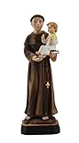 Woodington's Saint Anthony of Padua Finder of Love Catholic Religious Gifts 5 Inch Resin Colored...