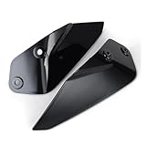 Material: PC-Kunststoff NRERDMT Motorrad-Seitenwindabweiser, Windschutzscheibe, kompatibel mit BMW R1200GS R1250GS ADV Adventure 2019 2020 2021(Smoke)
