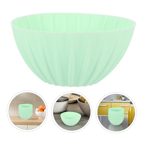 Healifty 10pcs Silicone Banneton Bread Proofing Baskets for Sourdough Baking Nonstick Dough Fermentation Supplies Stackable Space Saving Design Easy to Clean Uniform Rising for Homemade - Image 9