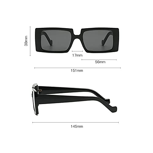 COTIA Small Square Sunglasses Women Fashion Retro Gradient Sun Glasses Men Black Leopard Print Frame Glasses Vintage Eyewear4