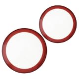 Generisch 2 Stück Silikon Backmatte Rund Ømm Ømm Hitzebeständige Antihaftbeschichtete Backunterlage für Ofen Wiederverwendbar Lebensmittelecht zum Pizzabacken und Teigausrollen