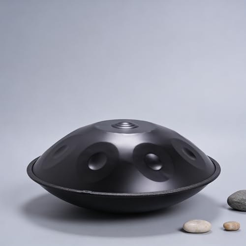 Handpan Negro de 9 Notas Acero Inoxidable Profesional miniatura 6