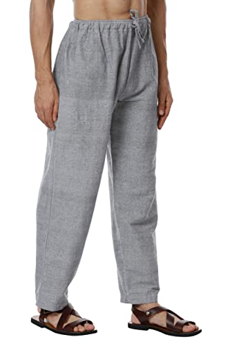 Image of Aatman One Size Men's Eco-Friendly Cotton Pyjama | Fits Waist Size 28 to 36 Inches