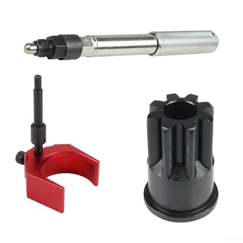 Para CAT 3406E Motor Inyector Juego de herramientas con J42083 Pin de sincronización 9U7227 Inyector Herramienta de ajuste de altura y J38587 Motor Barring Socket para motores CATerpillar
