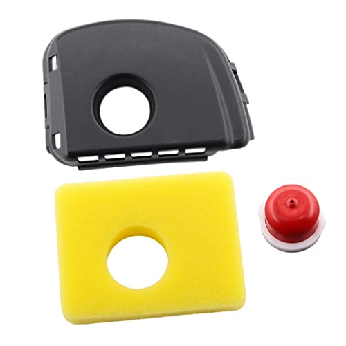 MCHNIC Luftfilterabdeckung Deckel und Luftfilter für Briggs & Stratton 450 500 550 series 08P5, 09P6, 09P8 Motoren 593228, 799579 MCHNIC Luftfilterabdeckung Deckel und Luftfilter für Briggs & Stratton 450 500 550 series 08P5, 09P6, 09P8 Motoren 593228, 799579