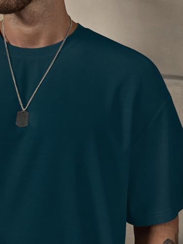 Image of Vogaan Men's T-Shirt and Shorts Set | Top & Shorts Night Suits Set | Night Wear for Men | Holiday Outfits for Men's