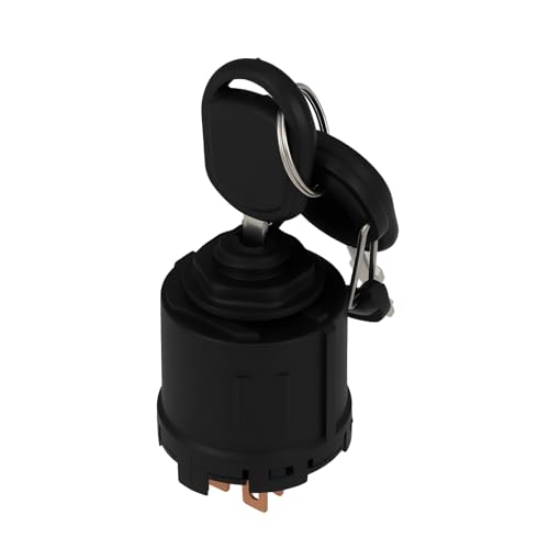 ECSiNG Cylindres de Verrouillage d'allumage de Démarreur de Tondeuse à Gazon à 5 Broches 6150051 Compatible avec WOLF-Garten Les Scooters SV4 OHV3