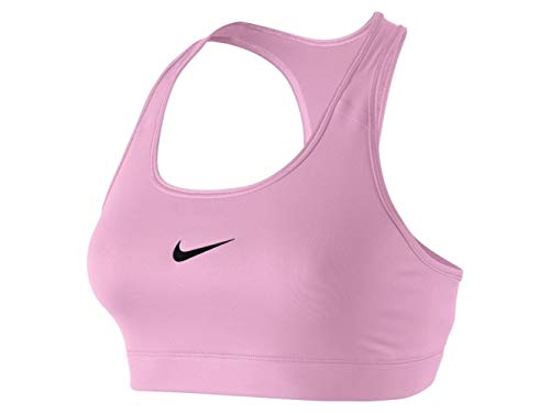Nike W Nk Victory Compression Bra Sports, Mujer, Pink Rise/(Black), M