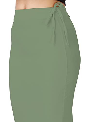 Image of Mehrang Microfiber Saree Shapewear Petticoat for Women, Cotton Blended Shape Wear Dress for Saree