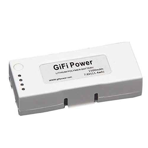 Rechargeable Battery GiFi Power, 7.6V 1500mAh Li-Po Battery Compatible with ZeroTech Dobby Selfie Drone