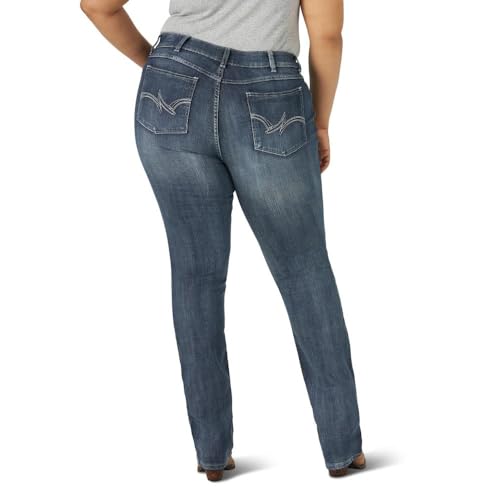 Wrangler Women's Plus Size Straight Leg Jean