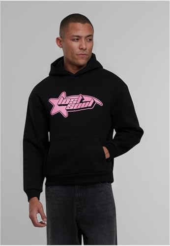 Mister Tee Lost Soul Fluffy Hoody sweat ultra doux en maille pelucheuse noire