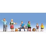 Inhalt: 1 Stück 15872 - NOCH - Wanderer, 6 Figuren und Zubehör