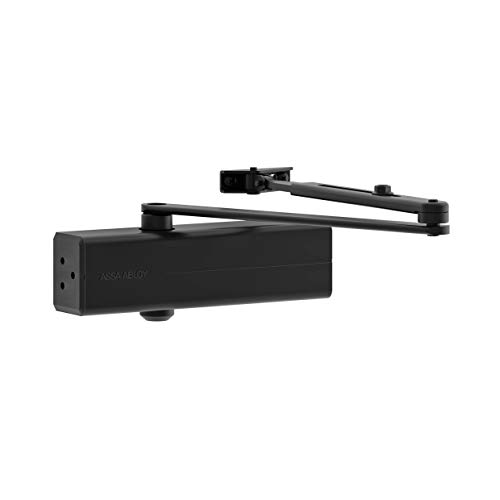 Tesa Assa Abloy DC140-D9005, Cierrapuertas de brazo articulado, Negro