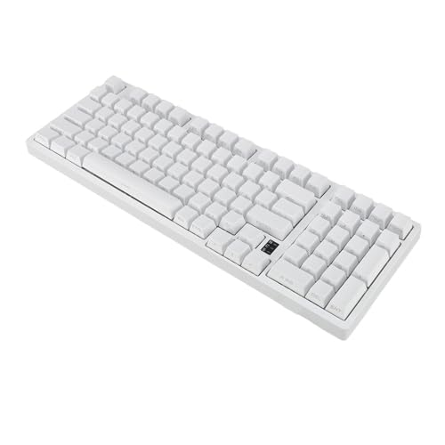Clavier mécanique sans fil RVB 98 touches linéaire interrupteur gamer blanc