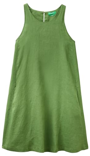 United Colors of Benetton Vestido 4aghdv02u, Verde Bosco 2g3, M para Mujer