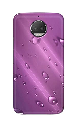 Image of PRINTFIDAA Water Bubbles in Lilac Background Printed Designer Hard Back Case Cover for Motorola Moto G5S Plus (5.5 inch), XT1803, XT1805, XT1806, XT1804 -(SF) MVN1005