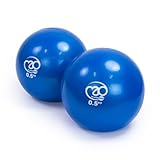 Fitness Mad Paire de balles de tonification lestées pour Pilates, Yoga et Fitness | 3 Poids Disponibles, 0,5 kg, 1 kg, 1,5 kg