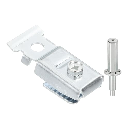 Kit de Reparación de Hardware para Puertas Plegables de Clóset uxcell | Incluye Soporte Superior y Pivote Superior miniatura 1
