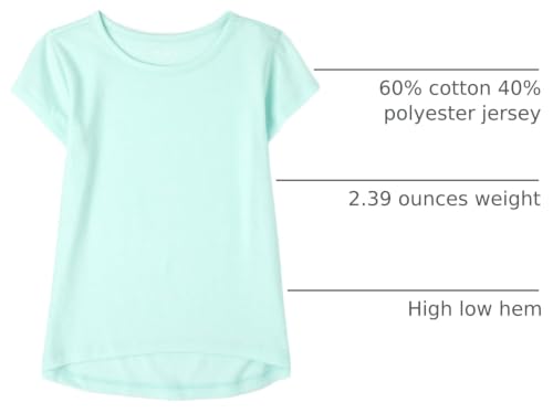 Image of The Children's Place girls Short Sleeve High Low Top