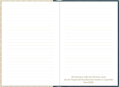 Tagebuch mit Schloss: LandLust: 204 Seiten mit Punkteraster, Leseband und hochwertigem Metallschloss