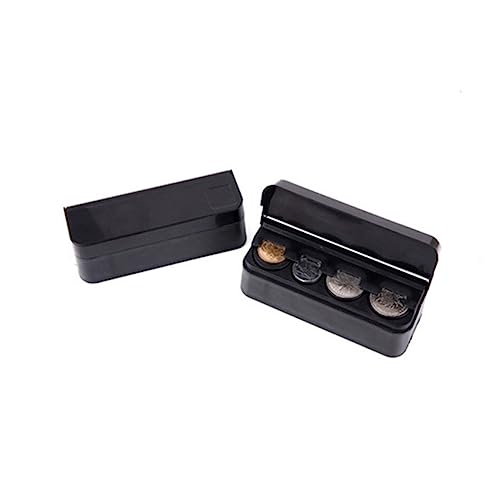 Organizador de Monedas 4 Piezas Material PP Color Negro miniatura 5