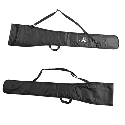 KOMBIUDA Kayak Paddler Storage Carry Bag Lightweight Tear Resistant Protective Bag for Canoeing Boating Rafting Surfing Water Sports Black with Strap Handle