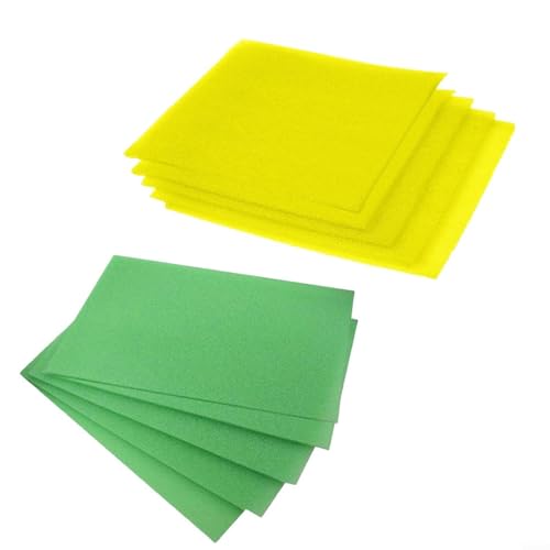 SMZhomeone 10 Stück Obst Gemüse Life Extender Liner Feuchtigkeitsabsorbierende Schwamm-Pads für Kühlschrank Schubladen halten Lebensmittel frisch 30,5 x 38,1 cm PP Küche Zuhause (Mischung)