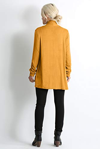 Simlu Long Sleeve Lightweight Cardigan Sweater for Women with Pockets Reg. and Plus Size4