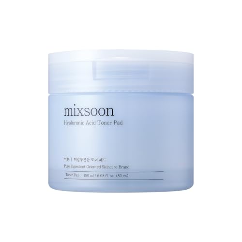 Hyaluronic Acid Toner Pad von mixsoon für Unisex, 80 Stück