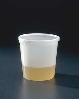 CONTNR SPCMN 86 OZ HDPE TRNSLC, PK25