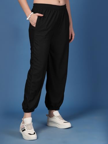 Image of UZARUS Women's Ultra-Soft Baggy Fit /Relaxed Fit Joggers with Side Pockets & Gripped Hem