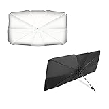 Schützen Sie Ihr Auto: Die hochwertige und langlebige Auto-Windschutzscheibe Sunshade kann die Innentemperatur des Autos halten und Ihren Autositz kühlen lassen, ohne Ihre Hände auf dem Lenkrad zu malen.