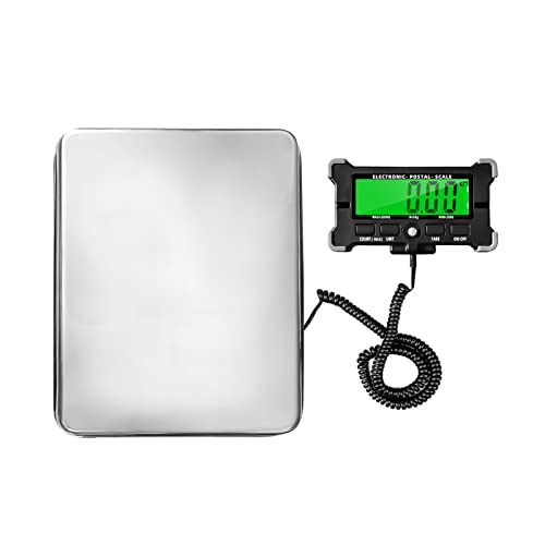 Báscula Postal Electrónica 440 lbs Precisión 0.05kg Acero Inoxidable miniatura 1