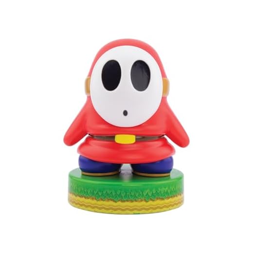 Paladone Super Mario Shy Guy 3D Icon BDP | Producto Oficial Coleccionable Nintendo | Idea de Regalo único | Luz Nocturna Brillante o lámpara de Escritorio | Funciona con Pilas 2 x AAA, Blanco