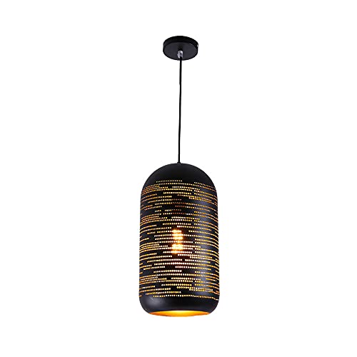 Lámpara de techo retro E27 ajustable para iluminación interior de salones y dormitorios