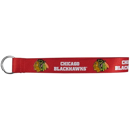 Siskiyou Sports NHL Chicago Blackhawks Lanyard Key Chain, Wristlet