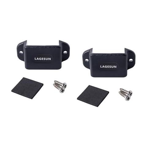 LAGESUN Universal Portable Handheld Radio Clip Hanger Holder Mount Pre Drill Holes with Self-Tapping Screw for Baofeng Midland Kenwood Motorola CB Ham Walkie-Talkie Cover