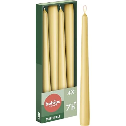 Bolsius - Bougies décoratives Beige thumbnail