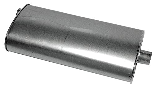 Image of Walker Quiet-Flow SS 21180 Direct Fit Exhaust Muffler 2.25 inch Inlet (ID) 2 inch Outlet (ID) for Buick LeSabre