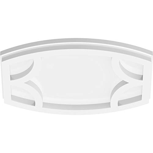 Image of Ekena Millwork CMP10X6KY Kailey Architectural Grade PVC Contemporary Urethane Ceiling Medallions 10 inchW x 6 5 /8 inchH x 5 1 /4 inchC x 1 inchP