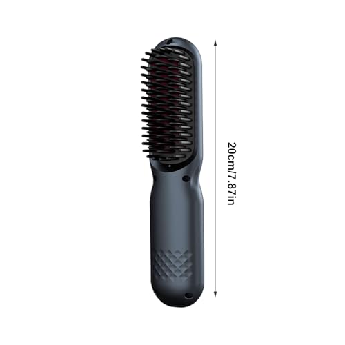 Cepillo alisador de cabello inalámbrico iónico con control de encrespamiento 5