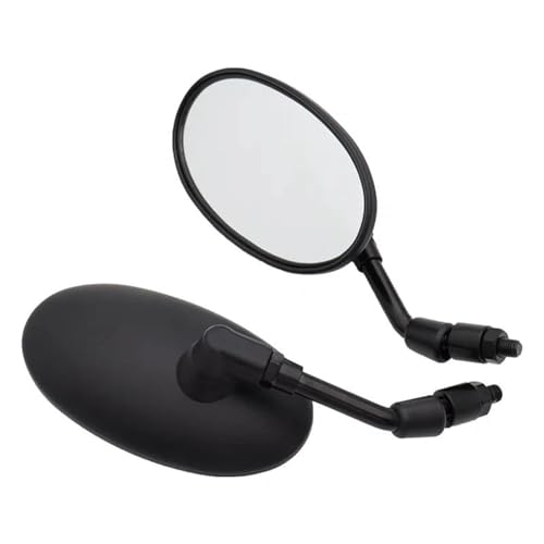 Espejo retrovisor de moto ABS de 10 mm con visión clara antirreflejos 5