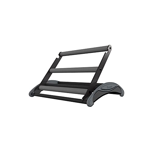 Kantek Ergonomic 3-in-1 Under Desk Footrest, for Use While Sitting or Standing, Heavy Duty Padded Steel, Rubberized Base, Supports Legs for All Day Comfort