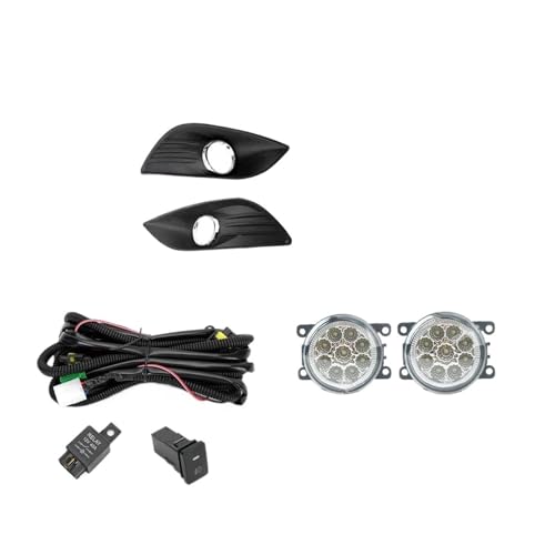 Feux antibrouillard Ford Focus MK2 améliorant la visibilité avec caches enjoliveurs chromés