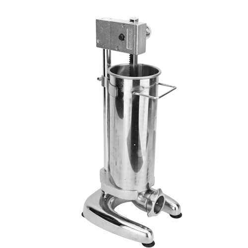 Juego de Prensa de Galletas Profesional, Máquina de Churros Vertical Manual de Acero Inoxidable de 2 L con 5 Boquillas Kit para Hacer Churros para Restaurante Home Cafe