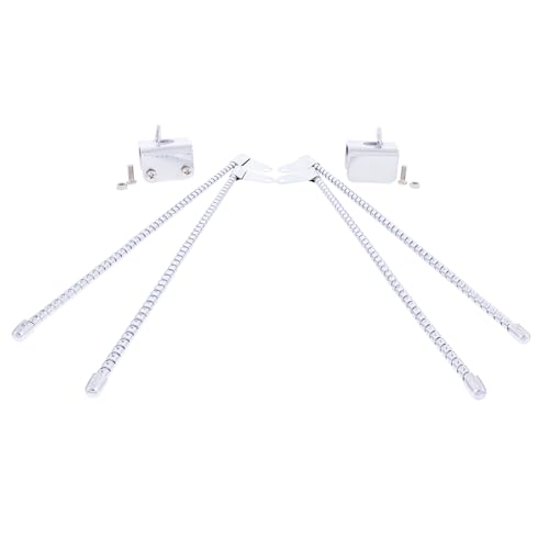 Image of United Pacific 70203 Chrome Curb Feelers, Universal Fitment, Helps to Prevent Curb Damage, Curb Whiskers, Avoid Damaging Wheels - ONE Set (Pack of 2)